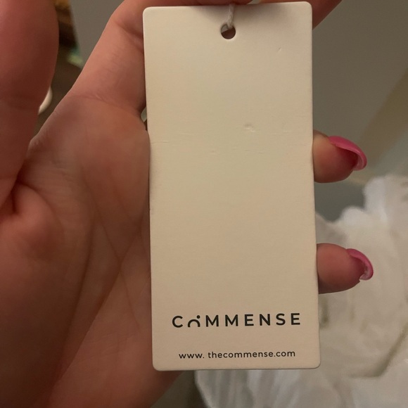 Commense white ruffle midi dress - Picture 7 of 8